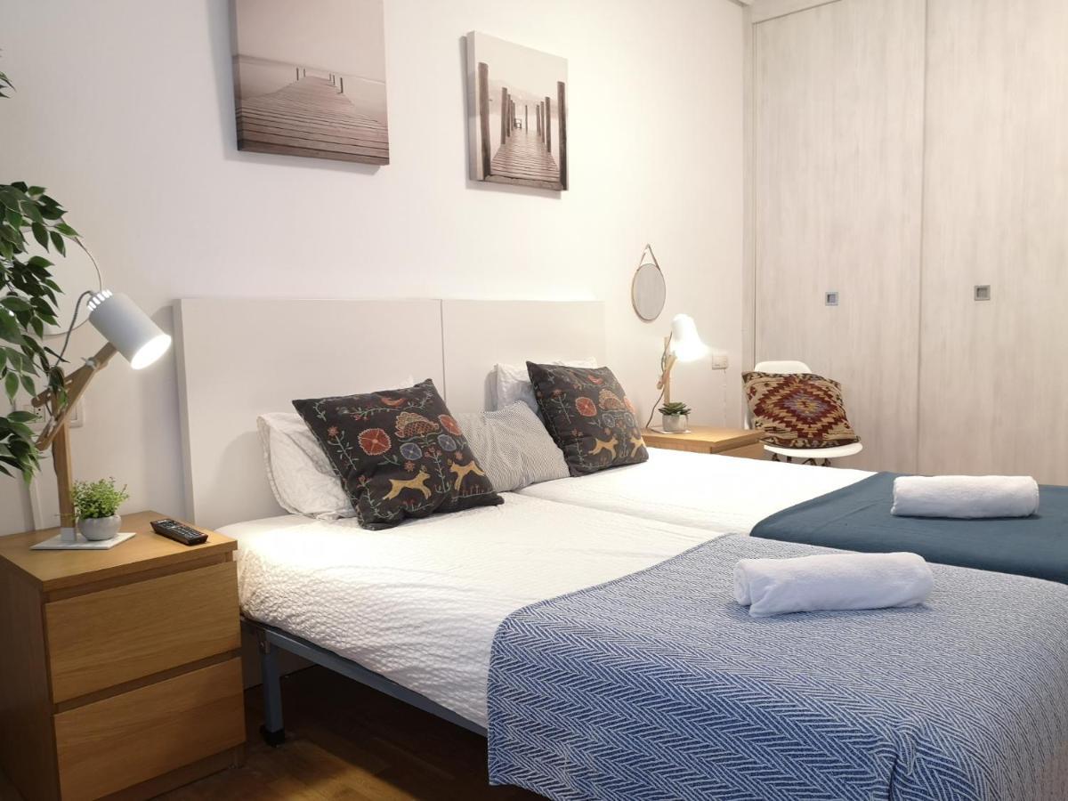 Apartamento Amplio Y Central A Pie De Playa La Concha San Sebastian Bagian luar foto